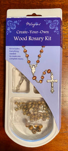 Create-Your-Own Rosary Kit--WOOD