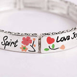 Bracelet Fruit of the Spirit Floral Tile