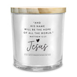 LCP Christmas Candle Hold Onto Hope Jesus