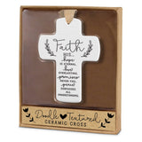 🎄LCP Ornament Cross Hope Ribbon Hang