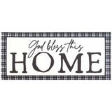 GOD BLESS THIS HOME DOORMAT INSERT