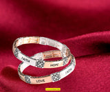 Bracelet Faith Hope Love Tile Stretch