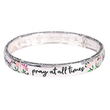 Stretch Bracelet Thessalonians 5 Floral