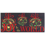 DOORMAT INSERT JOY TO THE WORLD