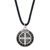 Black St. Benedict Medal Pendant