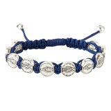 Mother Miraculous Medals Macrame Bracelet