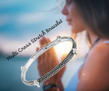 Stretch Bracelet Multi Crosses