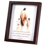 Framed Art Let The Little Children Come