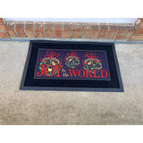 DOORMAT INSERT JOY TO THE WORLD