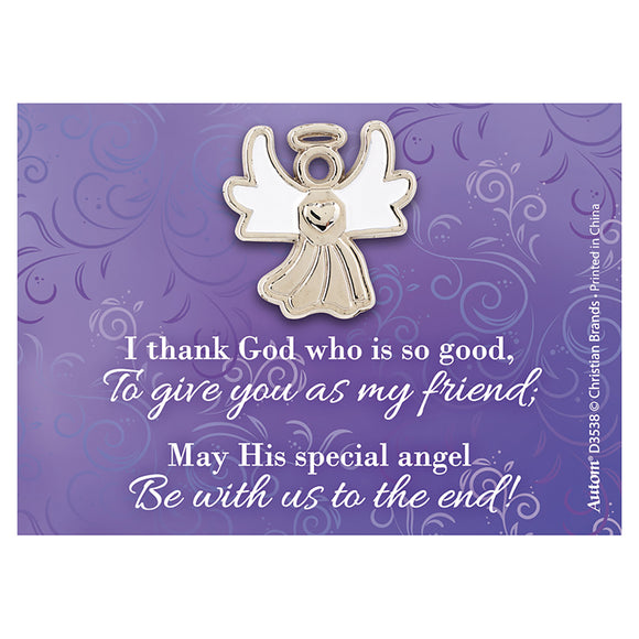 Thank God for You Angel Pin with Card