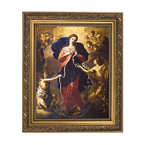 Mary, Untier Of Knots Framed Print