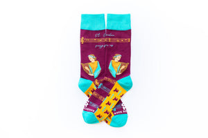 Sock Religious ™  Adult Socks--St. Cecilia