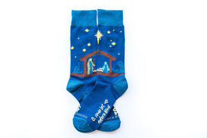 Sock Religious ™  Adult Socks--Nativity
