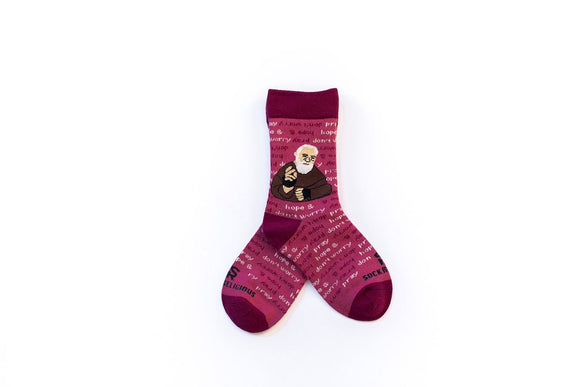 Sock Religious ™  Children's Socks--St. Padre Pio