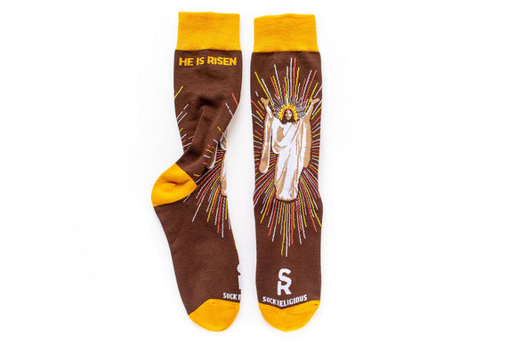 Sock Religious ™  Adult Socks--Resurection