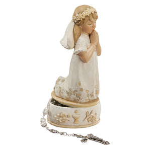 Remembrance 6" First Communion Keepsake Box - Girl