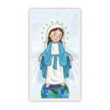 Mini Saints Hail Mary Laminated Holy Card