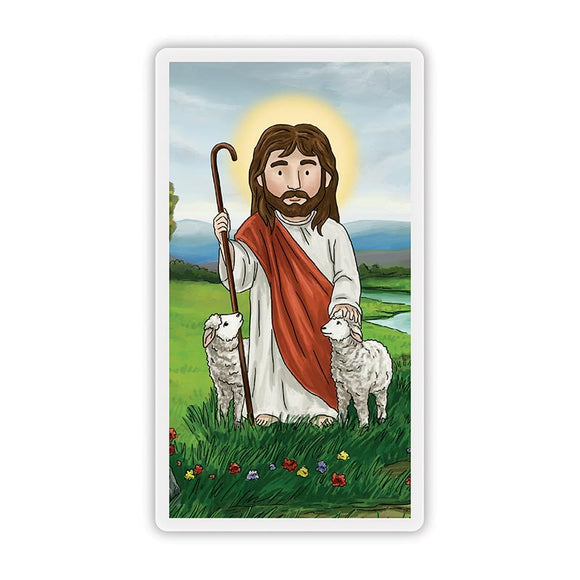 Mini Saints Act of Contrition Laminated Holy Card