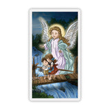 Mini Saints Guardian Angel Laminated Holy Card