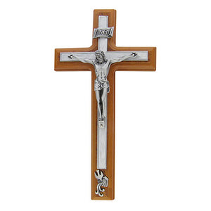 CRUCIFIX--10" Baptism Crucifix - White